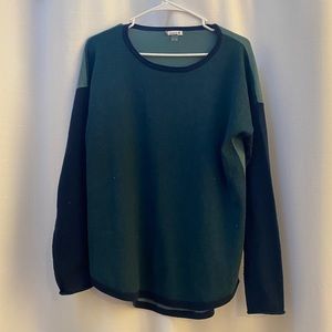 Smartwool Women's Shadow Pine Colorblock Sweater, Large